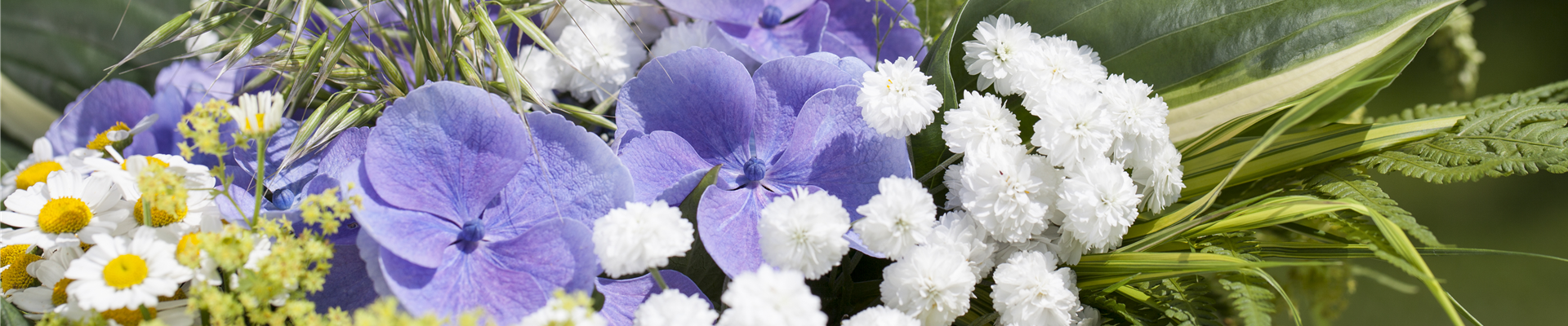 Strauß mit Hydrangea