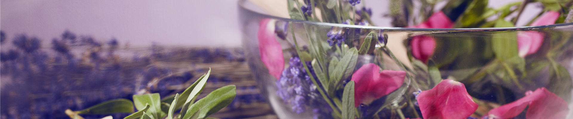 Lavendel mit Lavendelseife und Olivenblättern Lavendel mit Lavendelseife und Olivenblättern