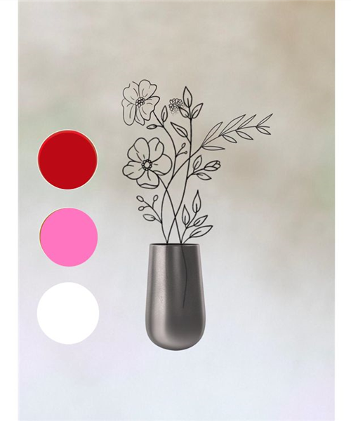 Überraschungsstrauß rot und pink