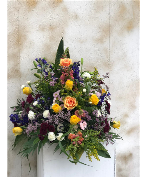 Trauerbukett Bunt