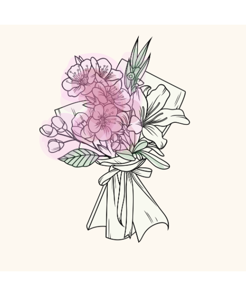 Überraschungsstrauß Pink