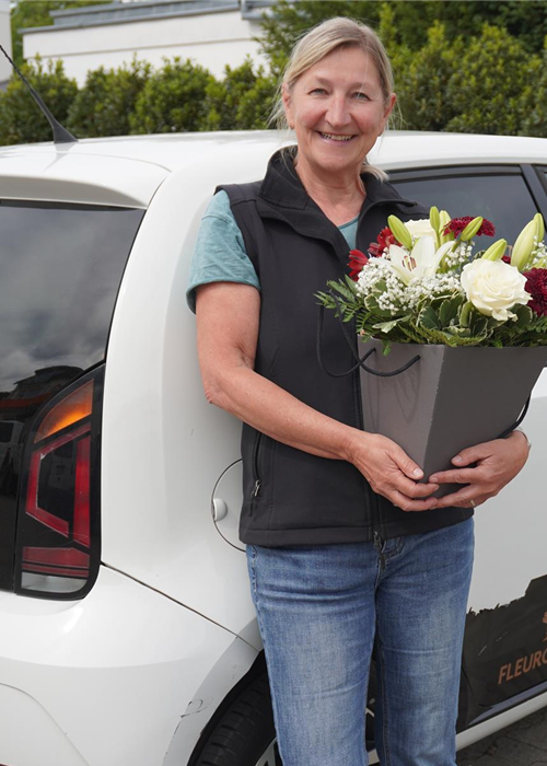 Lieferfahrerin